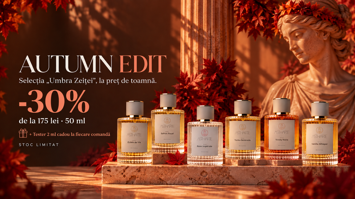 Autumn Edit: parfumurile Astharte din colecția Volumul I, la -30%