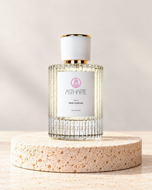 Sticlă de parfum Rose Impériale Astharte 100 ml, vedere din față
