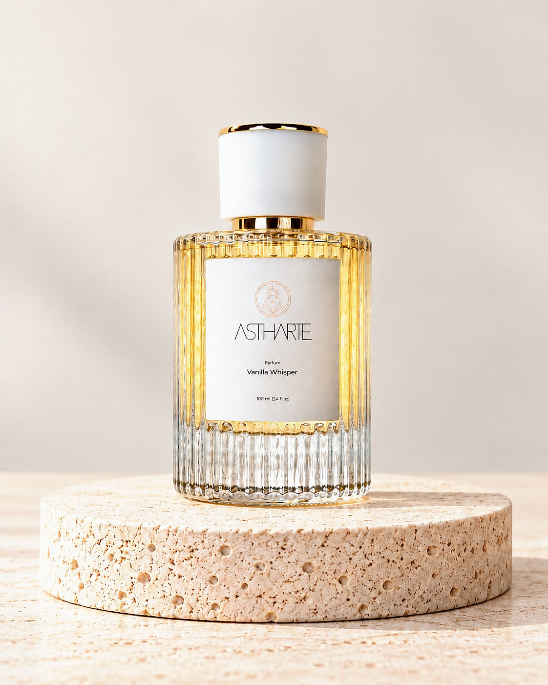 Sticlă de parfum Vanilla Whisper Astharte 100 ml, vedere din față