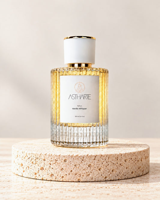 Sticlă de parfum Vanilla Whisper Astharte 100 ml, vedere din față